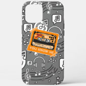 Music Doodles Case-Mate iPhone Case (Achterkant)