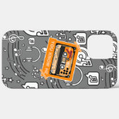 Music Doodles Case-Mate iPhone Case (Achterkant (horizontaal))