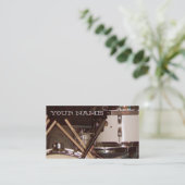 Music Drum Visitekaartje (Staand voorkant)