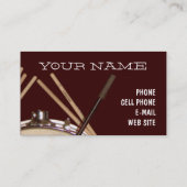 Music Drum Visitekaartje (Achterkant)