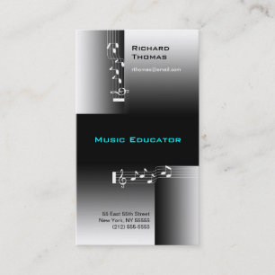 Music Educator Visitekaartje Opmerking