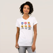 Music Emojis T-shirt (Voorkant volledig)
