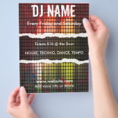 Music Equalizer Bars Flyer (Hand)