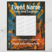 Music Event Grunge Flyer (Voorkant)