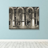 Music Factory Canvas Afdruk (Insitu (Houten vloer))