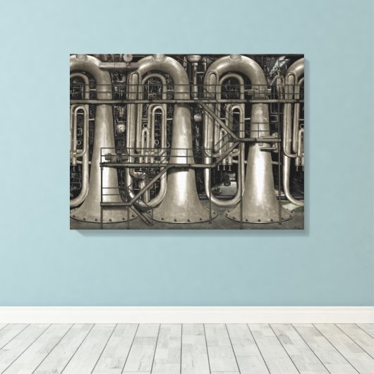 Music Factory Canvas Afdruk (Insitu (Houten vloer))