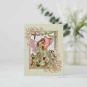 Music Faerie Briefkaart Muziek afspelen (Staand voorkant)