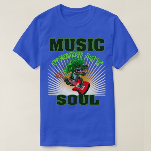 Music Feeds My Soul T-shirt (Design voorkant)