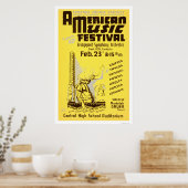 Music Festival America 1938 WPA Poster (Keuken)