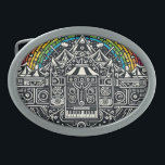 Music Festival Belt gesp<br><div class="desc">Deze aangepaste afbeelding houdt het muziekfestival levendig!</div>