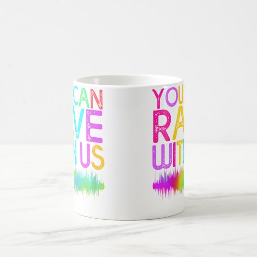 Music Festival Techno Edm Rave Koffiemok (Center)