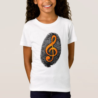 Music Fingerprint Design T-shirt