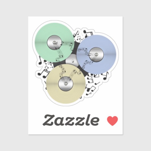 Music Flow Reel-to-Reel Sticker (Vel)