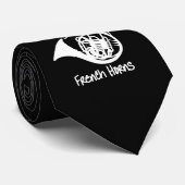 Music French Horn Funny Slogan Graphic Stropdas (Opgerold)