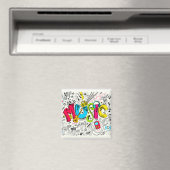 Music Fridge Magnet (Insitu (Vaatwasser))