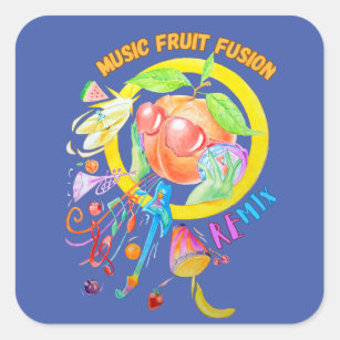 Music Fruit Fusion ontworpen Sticker