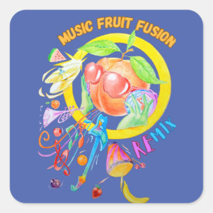 Music Fruit Fusion ontworpen Sticker
