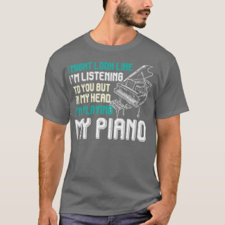 Music Funny Pianist Gift Orchestra Piano T-shirt