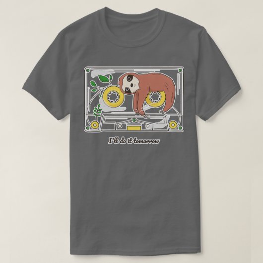 Music Funny Tape Old Retro Cassette T-shirt (Design voorkant)