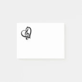 Music G Heart Post-it® Notes (Voorkant)