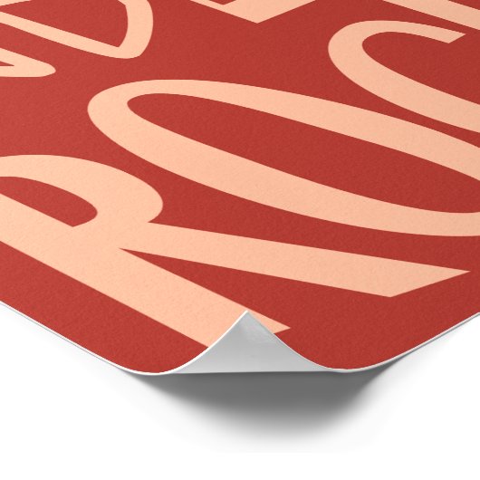 Music Genres Word Collage poster (Hoek)