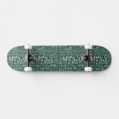 Music Genres Word Collage skateboards (Horizontaal)