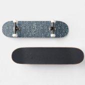 Music Genres Word Collage skateboards (Horizontaal)