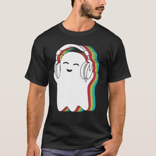Music ghost t-shirt (Voorkant)