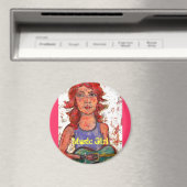 Music Girl Magneet (Insitu (Vaatwasser))