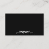 Music Gold DJ Visitekaartje (Achterkant)