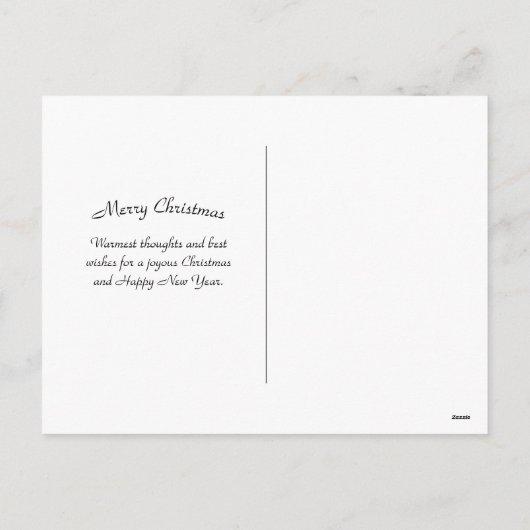 Music Gold White Poinsettia Silent Night Kerstmis Feestdagenkaart (Achterkant)