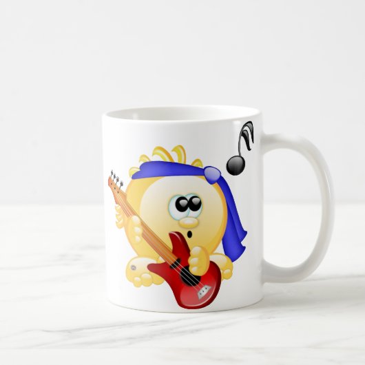 Music Guitar Player Koffiemok (Rechts)