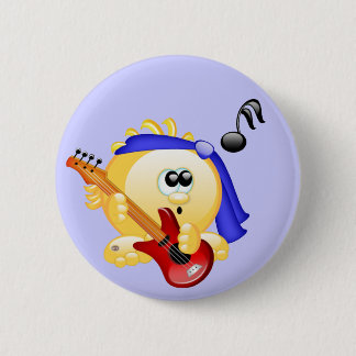 Music Guitar Player Ronde Button 5,7 Cm