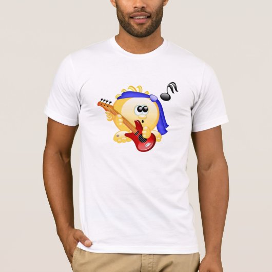 Music Guitar Player T-shirt (Voorkant)