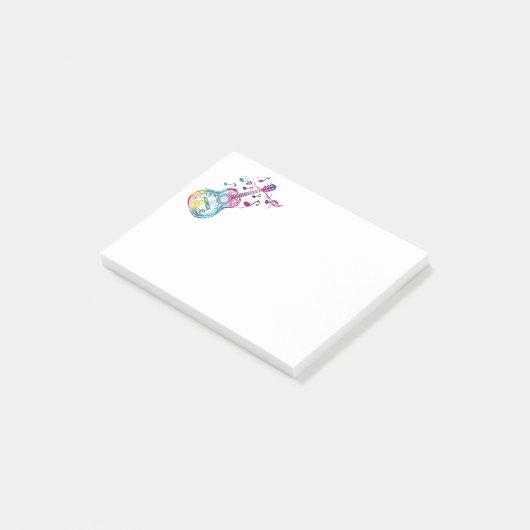 Music Guitar Post-it® Notes (Schuin)