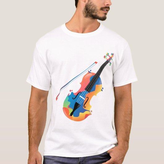 Music Guitar T-shirt (Voorkant)