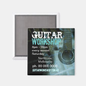 Music Guitar Workshop Promo Magnet (Voorkant / Achterkant)