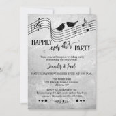 Music Happily Ever After Wedding Photo Kaart (Voorkant)