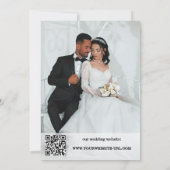 Music Happily Ever After Wedding Photo Kaart (Achterkant)