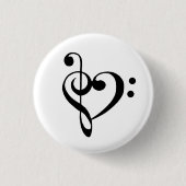 Music Heart Button (Voorkant)