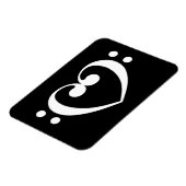 Music Heart Magnet Magneet (Linkerzijde)