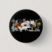Music Hieroglyph Ronde Button 3,2 Cm (Voorkant)