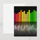 Music Holiday Briefkaart (Voorkant / Achterkant)