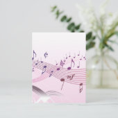 Music Holiday Briefkaart (Staand voorkant)