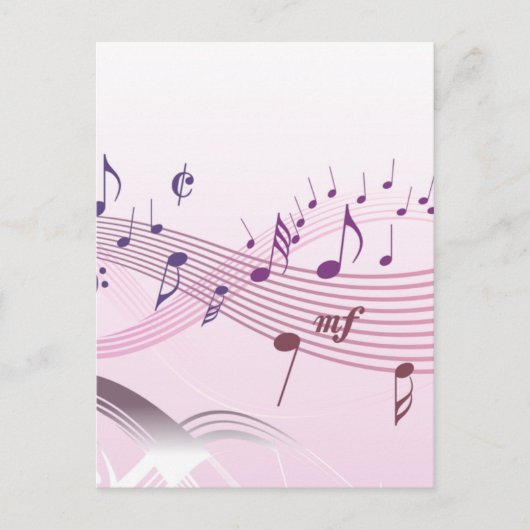 Music Holiday Briefkaart (Voorkant)