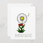 Music Holiday Briefkaart (Voorkant / Achterkant)