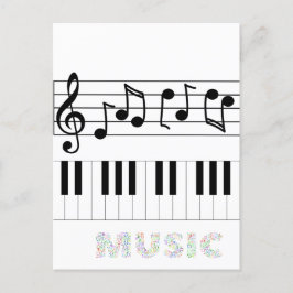Music Holiday Briefkaart