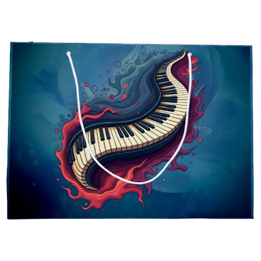 Music in motion, the curved piano. groot cadeauzakje (Achterkant)