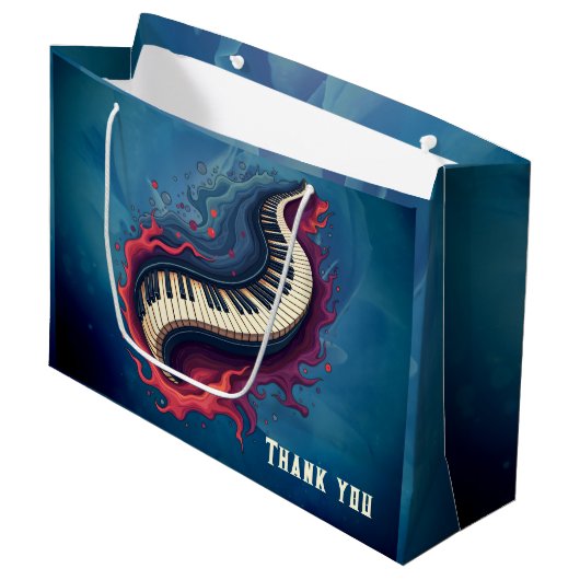 Music in motion, the curved piano. groot cadeauzakje (Voorkant Gekanteld)