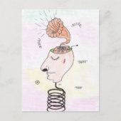 Music in my head feestdagenkaart (Voorkant)